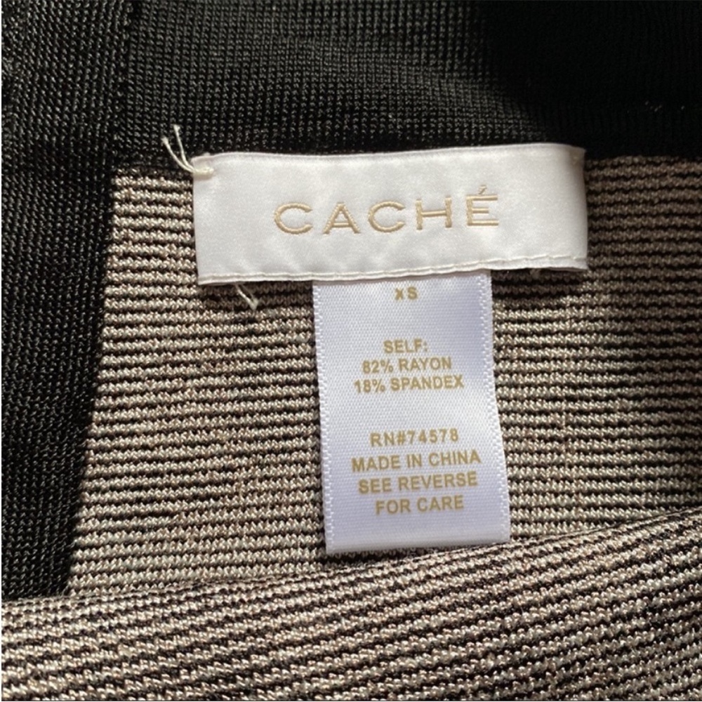 Vintage Cache' Size Xs Snakeprint Pencil Skirt Sw… - image 3